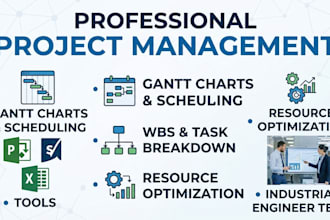 professional project management solutions, gantt charts, wbs and scheduling