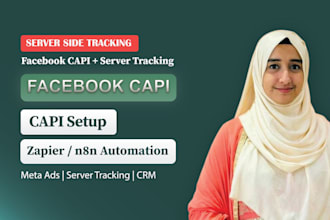 set up facebook conversion api with zapier n8n or zoho crm server side tracking