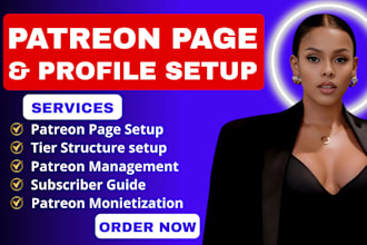create patreon profile patreon page design for patreon setup patreon promotion