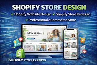 shopify store design shopify store redesign shopify website design shopify store
