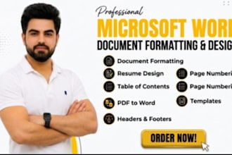 do microsoft word document formatting and document design
