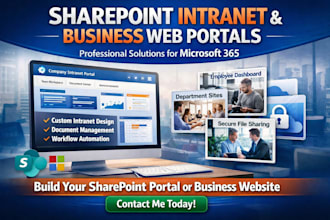 build extranet sharepoint portal, sharepoint intranet or business microsoft 365