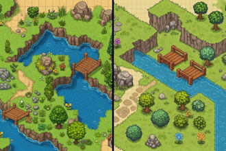 create custom pixel art tileset tilemap environment pixel sprite sheet game art