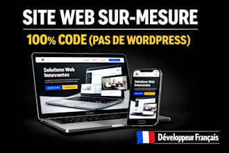 créer votre site web vitrine sur mesure et ultra rapide