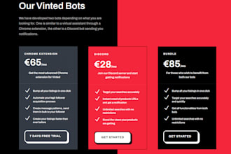 build discord vinted bot, vinted scraping bot, vinted monitor bot, vinted robot
