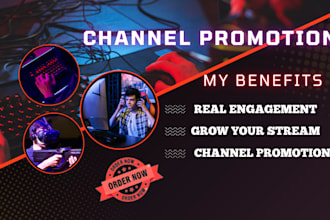 promote your twitch channel to gaming audiences