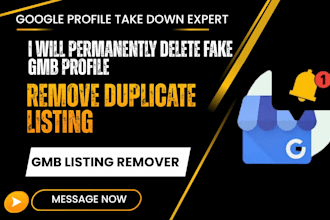 remove or report gmb duplicate listing delete fake gmb spam report local SEO