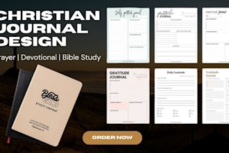 christian journal design,prayer devotional planner,christian amazon kdp workbook