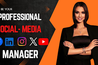 be your marketing manager social media content creator and social media manager