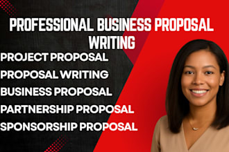 write a professional business proposal or sponsorship proposal