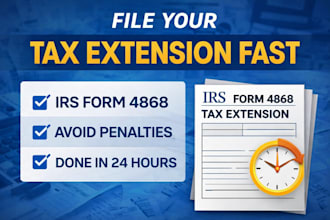 file your irs tax extension form 4868 fast and accurately