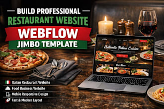 build professional italian restaurant or food business website jimbo webflow