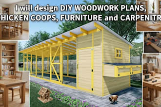 design diy woodwork plan, chicken coops, furniture and carpentry