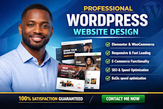 wordpress website, custom wordpress website, business website