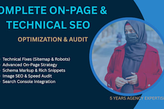 fix on page and technical SEO issues to rank your website on google