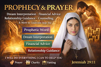 deliver a powerful prophetic word, dream interpretation and divine guidance