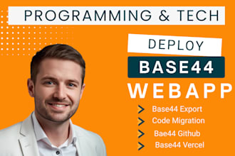 migrate base44 code to vercel netlify github vps hosting railway base export