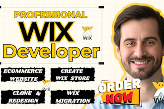 be your wix website developer, redesign, clone wix website and wix studio