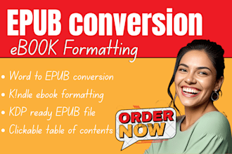 convert word to epub and format for kindle KDP publishing ebook conversion