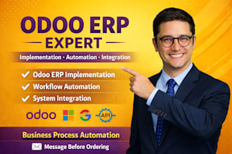 implement odoo erp for your business with consulting and workflow automation