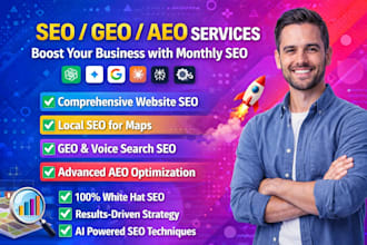 do monthly SEO service for any website