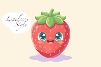 design a cute cartoon mascot or animal illustration