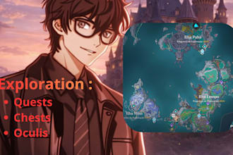 explore the map of genshin impact for you