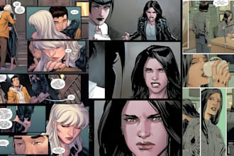 do graphic novel comic art comic book superhero illustration as comic artist