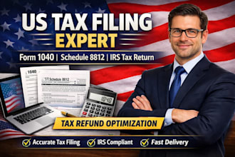 file US tax return form 1040 schedule 8812 and irs tax filing