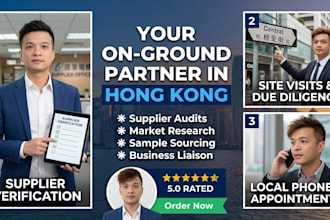 be a professional business assistance in hong kong or china