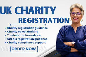 register UK charity, ltd, cic, 508c1a and setup hmrc gift aid and tax compliance