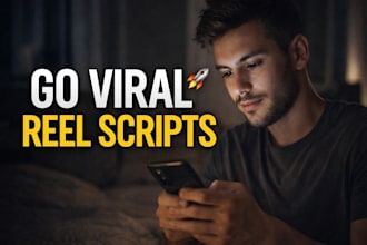 write 50  instagram scripts for your business