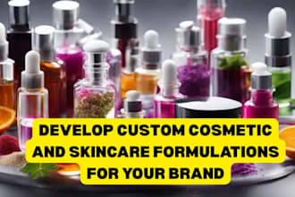 develop custom cosmetic and skincare formulations for your brand