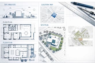 do architectural site analysis site plan building plan location map layout plan