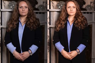 do corporate and linkedin headshot retouching