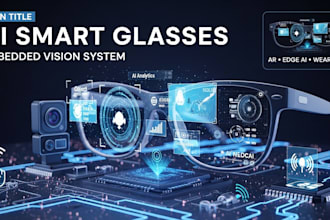 develop ai smart glasses with embedded vision, ar wearable computing and edge ai
