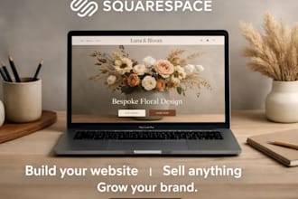 build squarespace website design
