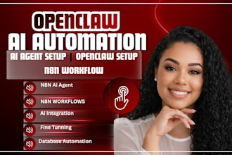do openclaw setup, open claw install, ai agent setup, and n8n automation