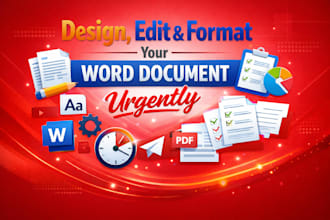 format your word document within 2 hours