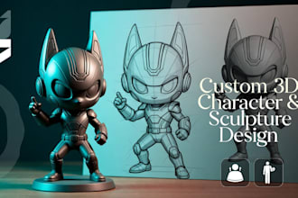 sculpt 3d statue, bust, character, toys, action figure, miniatures