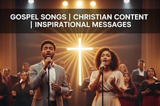 create powerful gospel content that inspire faith