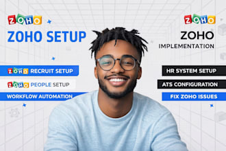 set up zoho people setup, zoho recruit configuration zoho HR automation