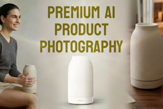 create ai product photography with realistic backgrounds
