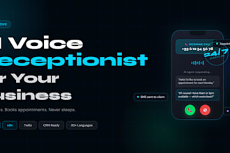 build an ai voice agent receptionist for your business