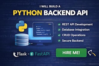 build fast rest apis using flask or fastapi with clean code