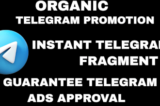 do telegram promotion telegram fragment fix and run telegram ads to get approve
