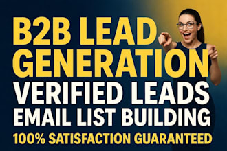 do b2b lead generation any industry, linkedin lead gen