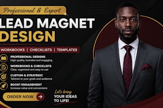 design a professional lead magnet workbook, checklist