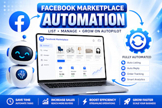 make facebook marketplace bot for posting and replying