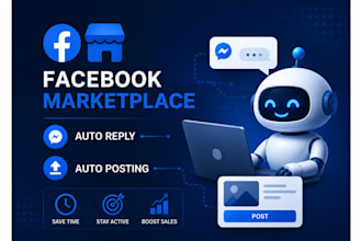 make facebook marketplace auto listing bot and auto responder
